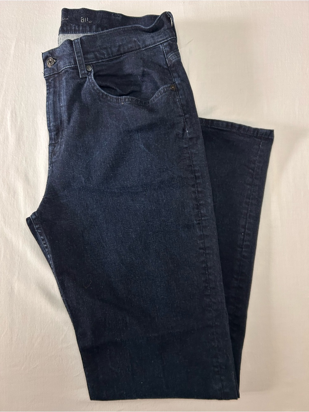 7 For All Mankind Jeans Mens 36 Dark Wash Straight Leg Denim